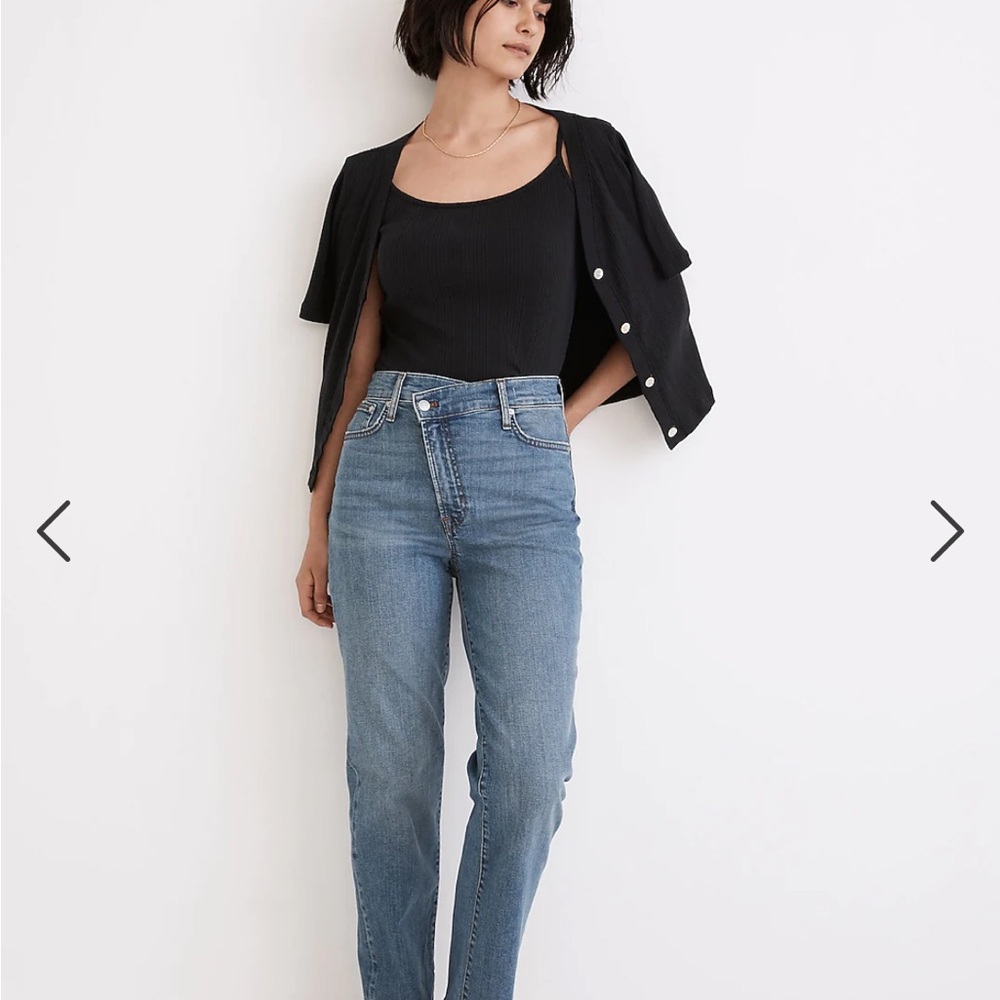 Madewell Perfect Vintage Straight Jean: Crossover Edition / 33 / MALVERN WASH - Picture 3 of 9